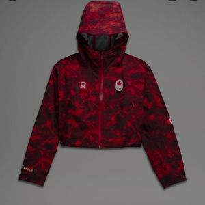 *NWOT* LULULEMON × TEAM CANADA OLYMPIC COLLECTION SIZE 10 CROPPED HOODED JACKET